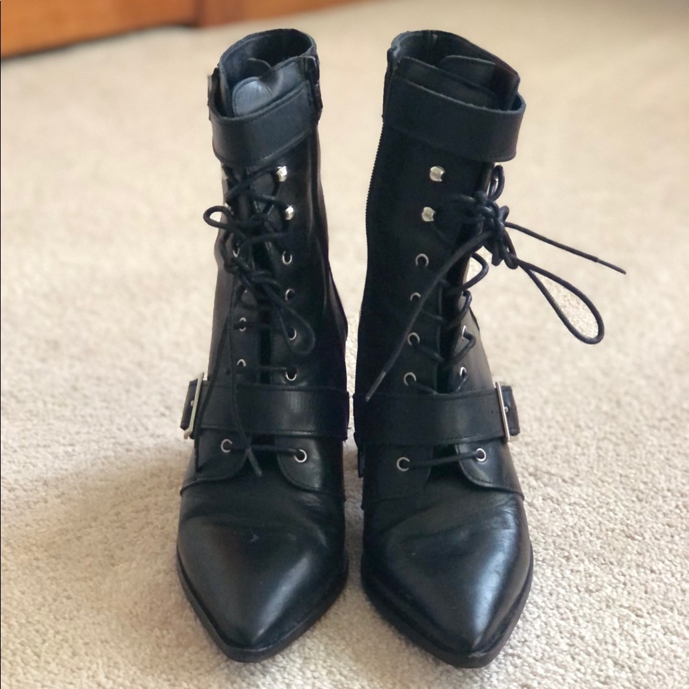 Intervalle 100% Soft Leather Boots. Only worn twice! Made in Spain